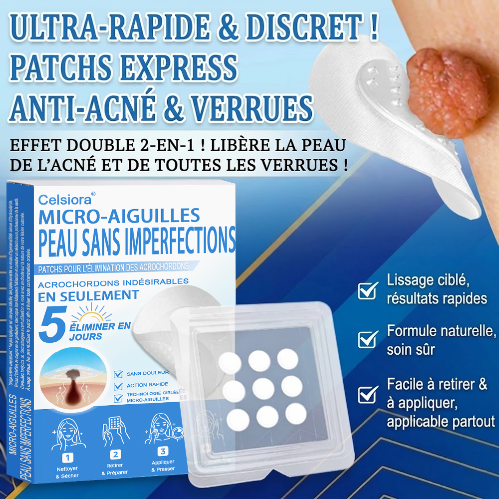 👩‍⚕️🎁 𝑩𝒐𝒖𝒕𝒊𝒒𝒖𝒆 𝑶𝒇𝒇𝒊𝒄𝒊𝒆𝒍𝒍𝒆|🌿Pansements hydrocolloïdes à micro-aiguilles 𝑵𝐞𝑲𝐢𝐬𝐬® 2-en-1