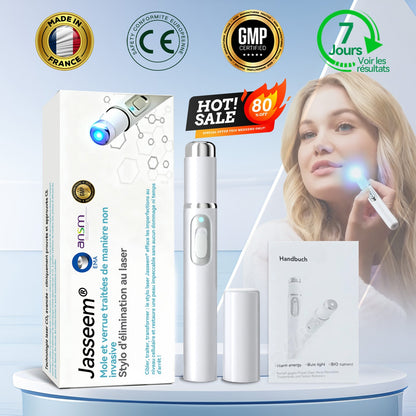 𝐉𝐚𝐬𝐬𝐞𝐞𝐦® Stylo Laser de Qualité Médicale 🏆 (utilise la technologie laser au CO₂ – efficace pour éliminer les grains de beauté, les verrues, les acrochordons, les taches pigmentaires et autres imperfections)🔥