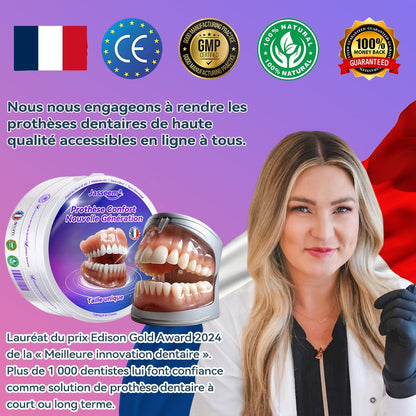 𝐉𝐚𝐬𝐬𝐞𝐞𝐦® Dernières Prothèses Dentaires Premium Confort🏆 (Prothèses haut de gamme, Confortables à Porter - Remise de 70% pour une durée limitée)🔥