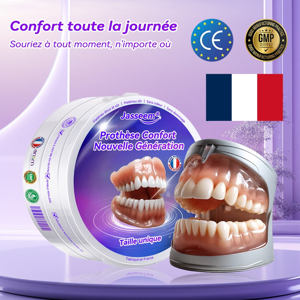 𝐉𝐚𝐬𝐬𝐞𝐞𝐦® Dernières Prothèses Dentaires Premium Confort🏆 (Prothèses haut de gamme, Confortables à Porter - Remise de 70% pour une durée limitée)🔥