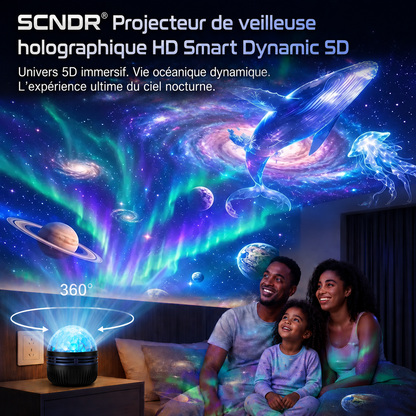 Boutique Officielle | 🌌🎁SCNDR® Projecteur de Ciel Étoilé Holographique Intelligent 360° (Projection HD Dynamique Intelligente 5D)