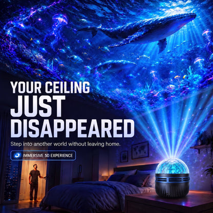 Boutique Officielle | 🦖🎁SCNDR® Projecteur de Ciel Étoilé Holographique Intelligent 360° (Projection HD Dynamique Intelligente 5D)