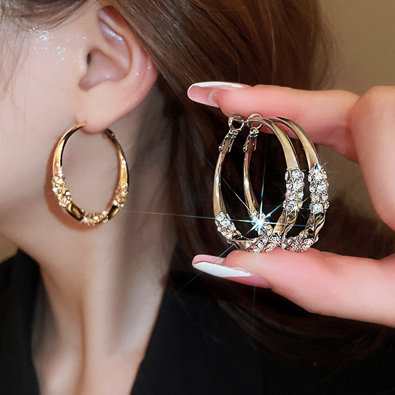 🌙💎 Boucles d’oreilles créoles CZTICLE® en zirconium – Vente de fin d’année 🔥 ‑60 % !