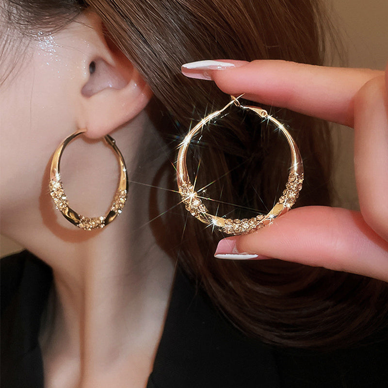 🌙💎 Boucles d’oreilles créoles CZTICLE® en zirconium – Vente de fin d’année 🔥 ‑60 % !