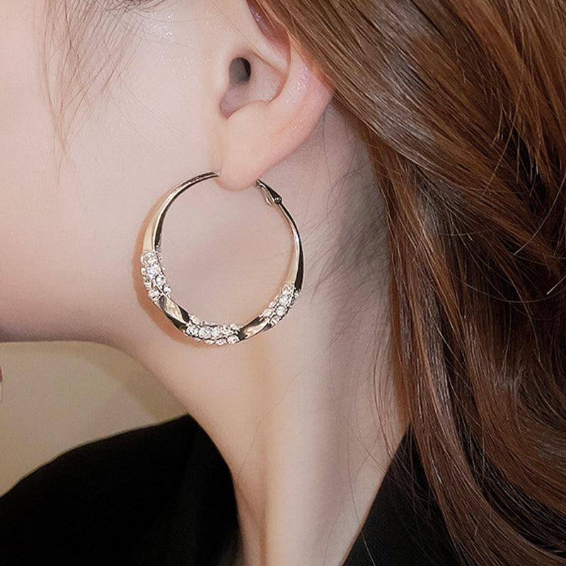 🌙💎 Boucles d’oreilles créoles CZTICLE® en zirconium – Vente de fin d’année 🔥 ‑60 % !