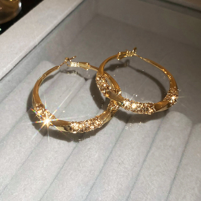 🌙💎 Boucles d’oreilles créoles CZTICLE® en zirconium – Vente de fin d’année 🔥 ‑60 % !